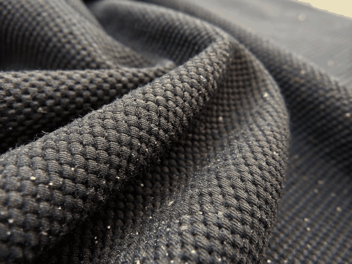 Heavy duty technical industrial nylon weave showing rugged grid texture