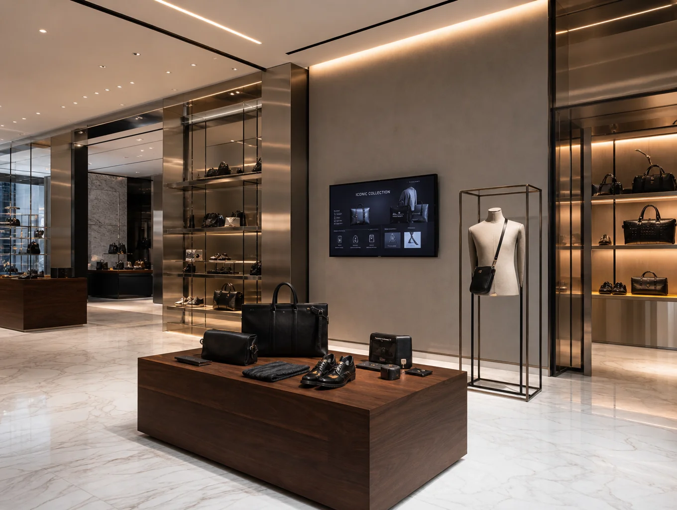 Textile design showroom and executive fabric review